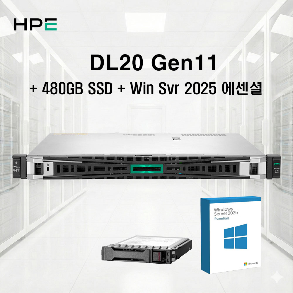 HPE DL20 G11+480GB SSD+WinSvr2025